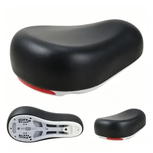 Electric Bike Seat| E-Scooter Saddle| Thickened Large Iron Shell Cushion| Universal Bolt Mount E-Bike Saddle